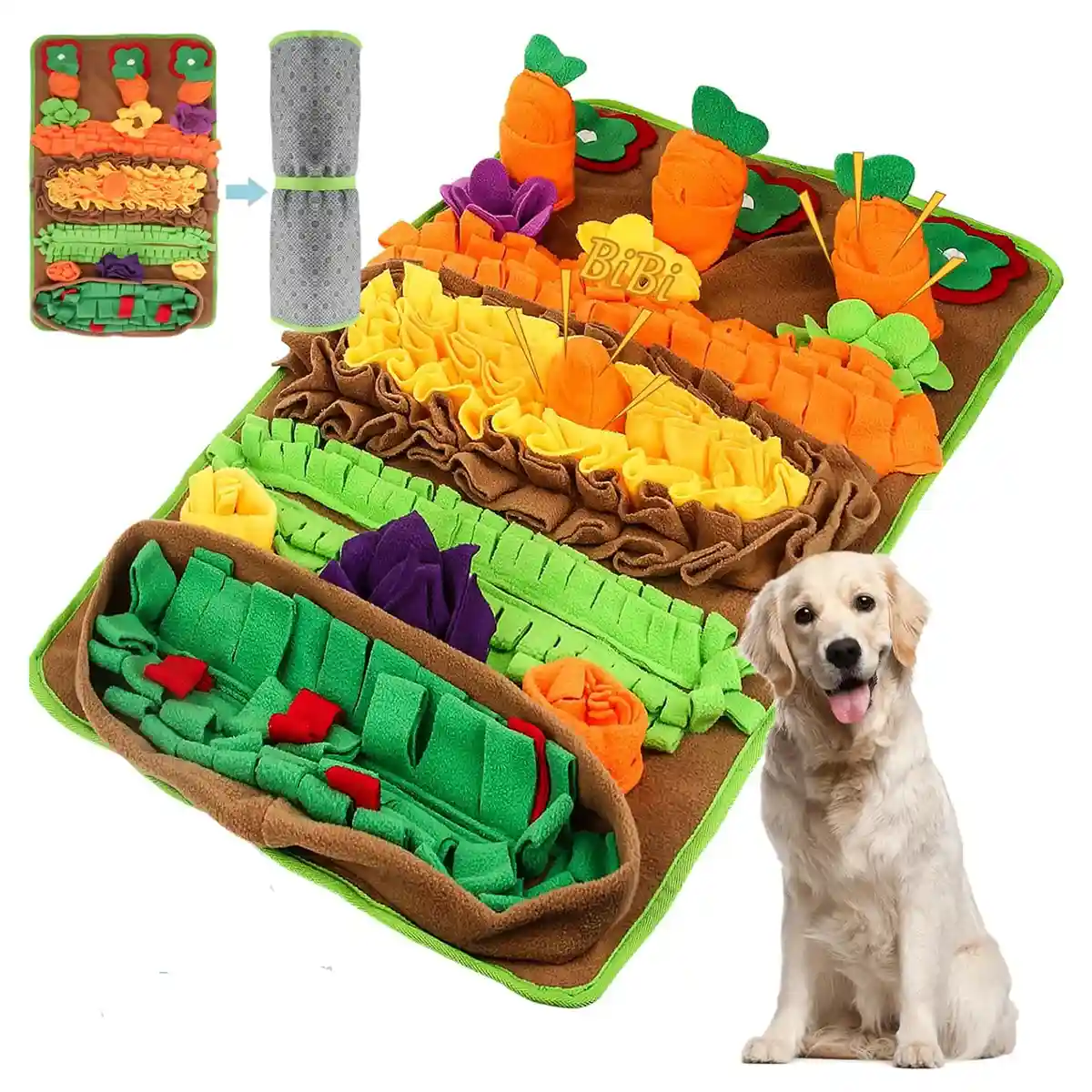 Dog Snuffle Mat Interactive Feeding & Training Pad For Dogs And Cats - Image 12