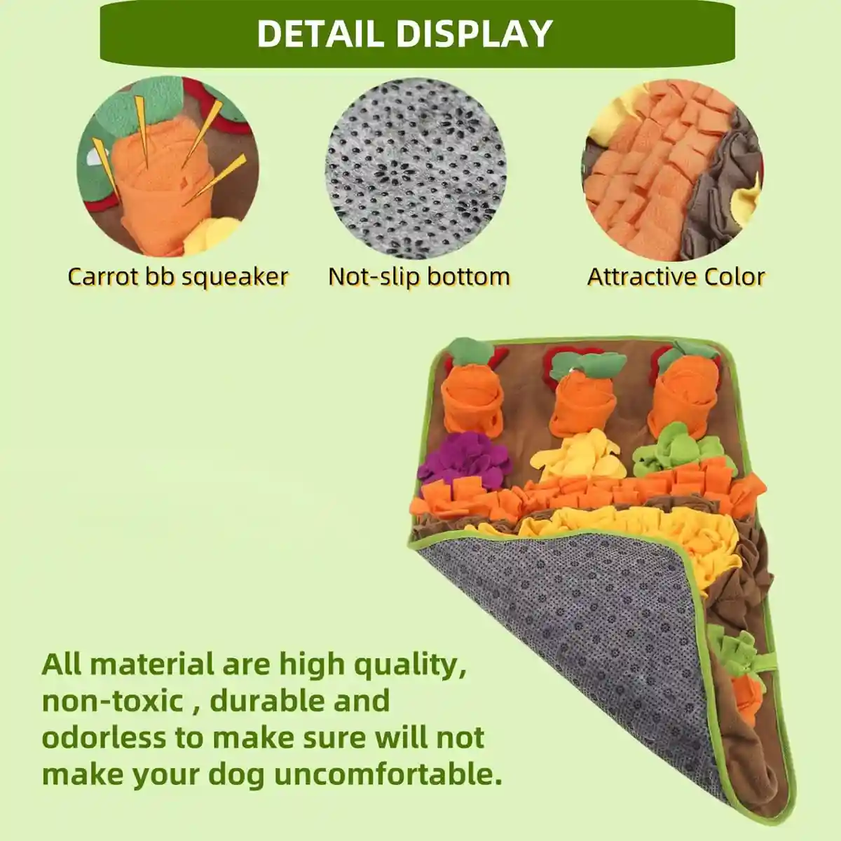 Dog Snuffle Mat Interactive Feeding & Training Pad For Dogs And Cats - Image 6