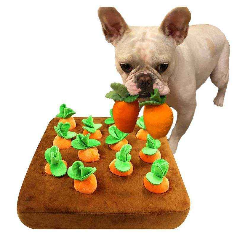 Dog Snuffle Toys Carrots Plush Dog Toy for Interactive Play and Foraging Skills - Image 7