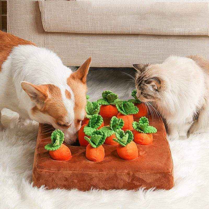 Dog Snuffle Toys Carrots Plush Dog Toy for Interactive Play and Foraging Skills - Image 8