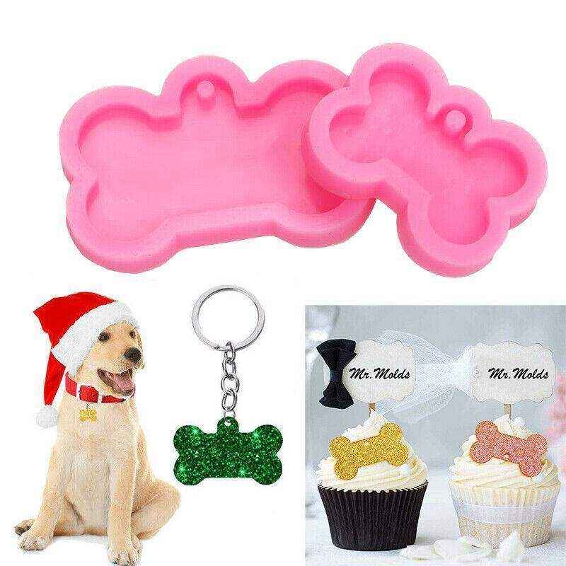 Silicone Mold for DIY Dog Tag Resin Crafts Bone Shape Design - Image 10