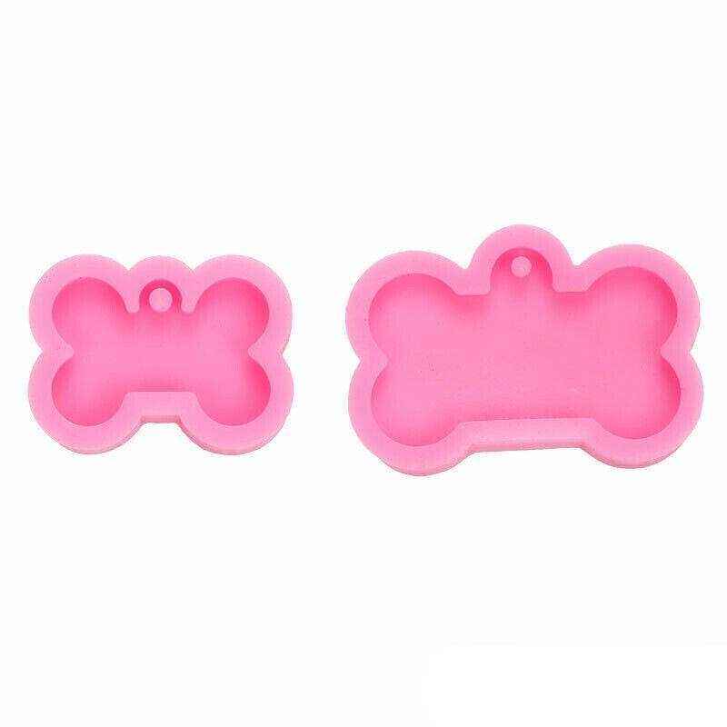 Silicone Mold for DIY Dog Tag Resin Crafts Bone Shape Design - Image 2