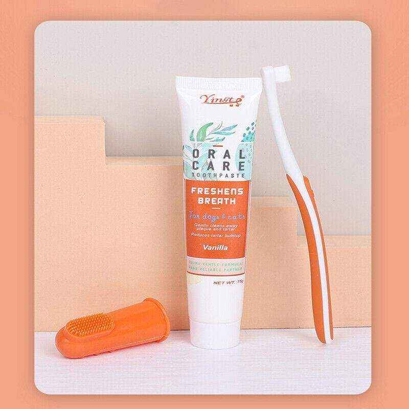 Dog Toothbrush and Toothpaste Set – Puppy Toothbrush & Vanilla Toothpaste - Image 10