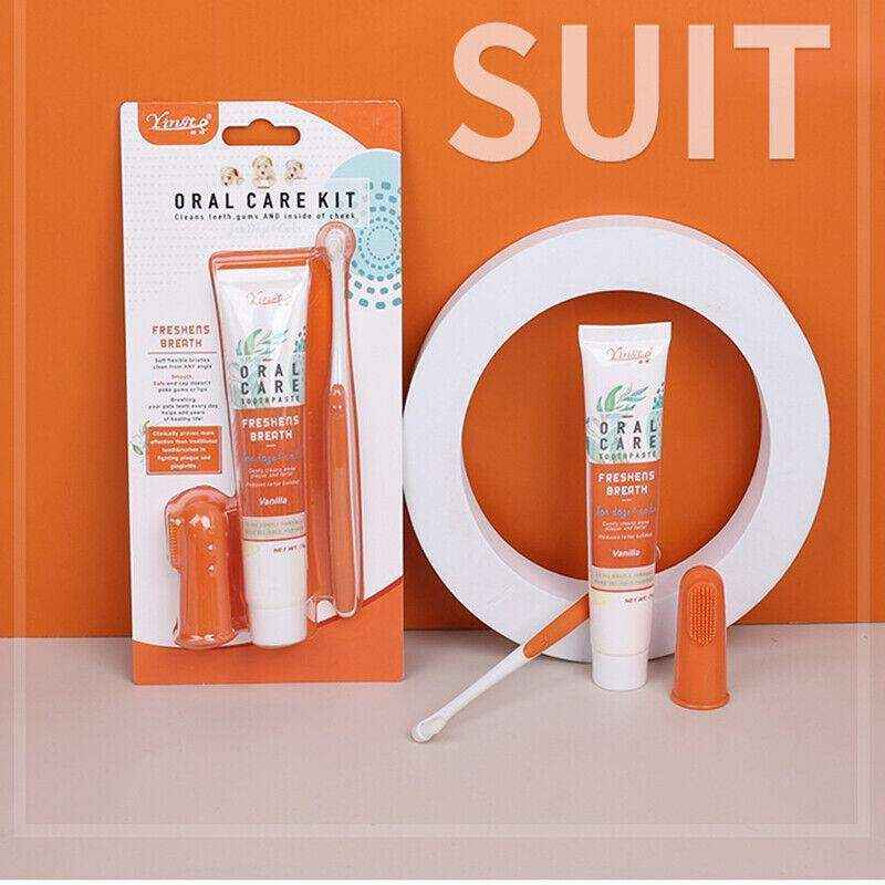 Dog Toothbrush and Toothpaste Set – Puppy Toothbrush & Vanilla Toothpaste - Image 9