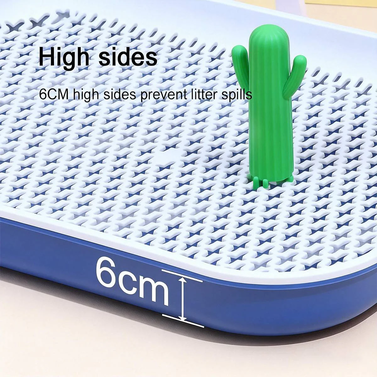 Dog Training Toilet Tray With Mesh And Post - Image 4