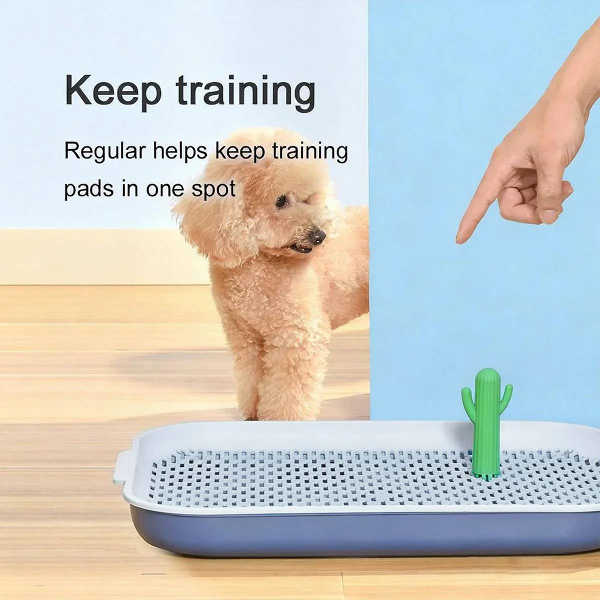 Dog Training Toilet Tray With Mesh And Post - Image 6