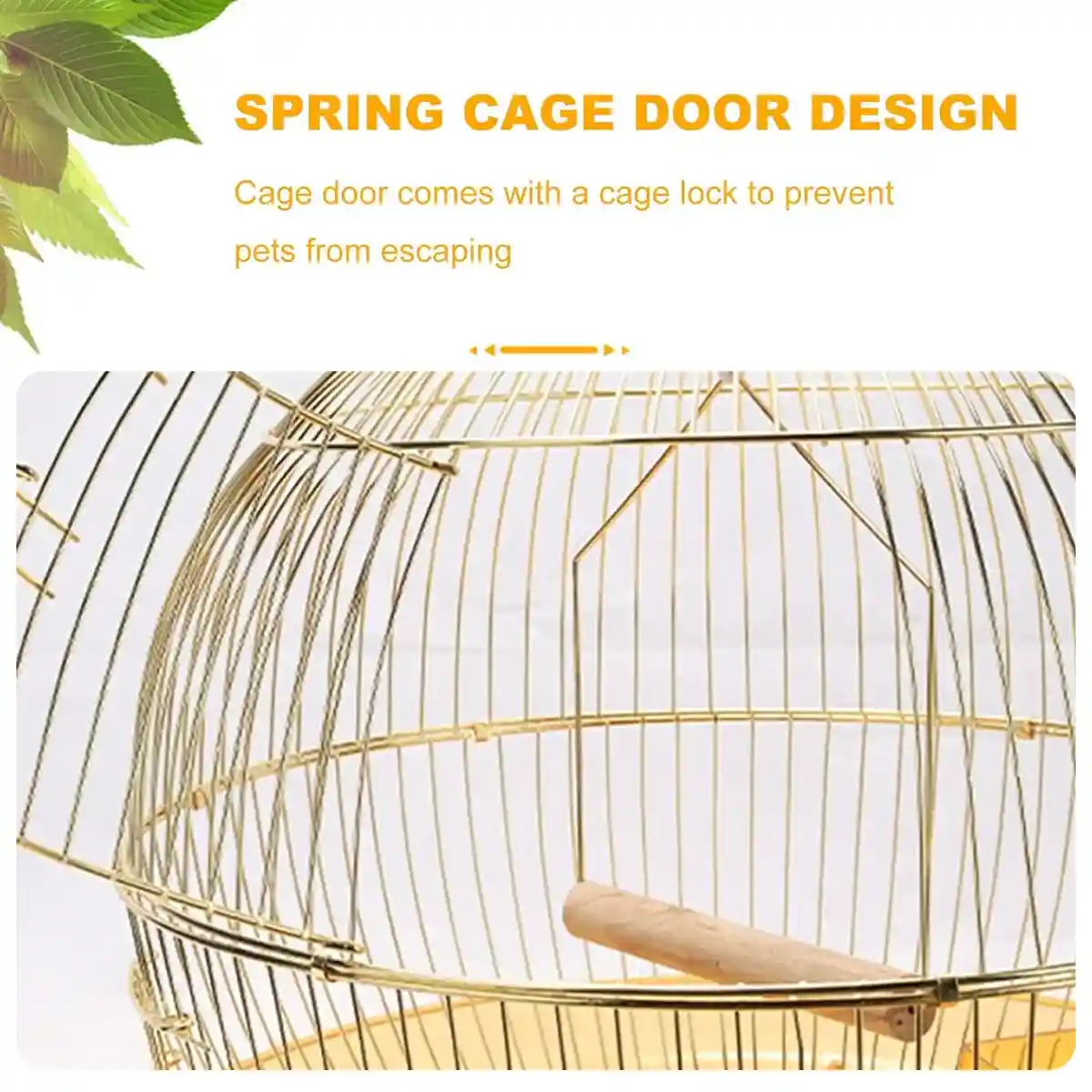 Dome-Shaped Hanging Parrot Cage for Small Birds - Image 4