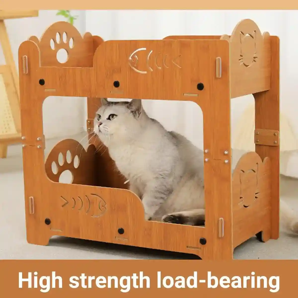 Double-Layer Cat Scratch Board & Nest Durable Scratching Post for Cats - Image 10