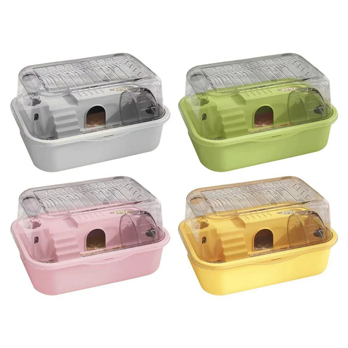 Double-Level Hamster Cage With Acrylic Lid 35cm - Image 14