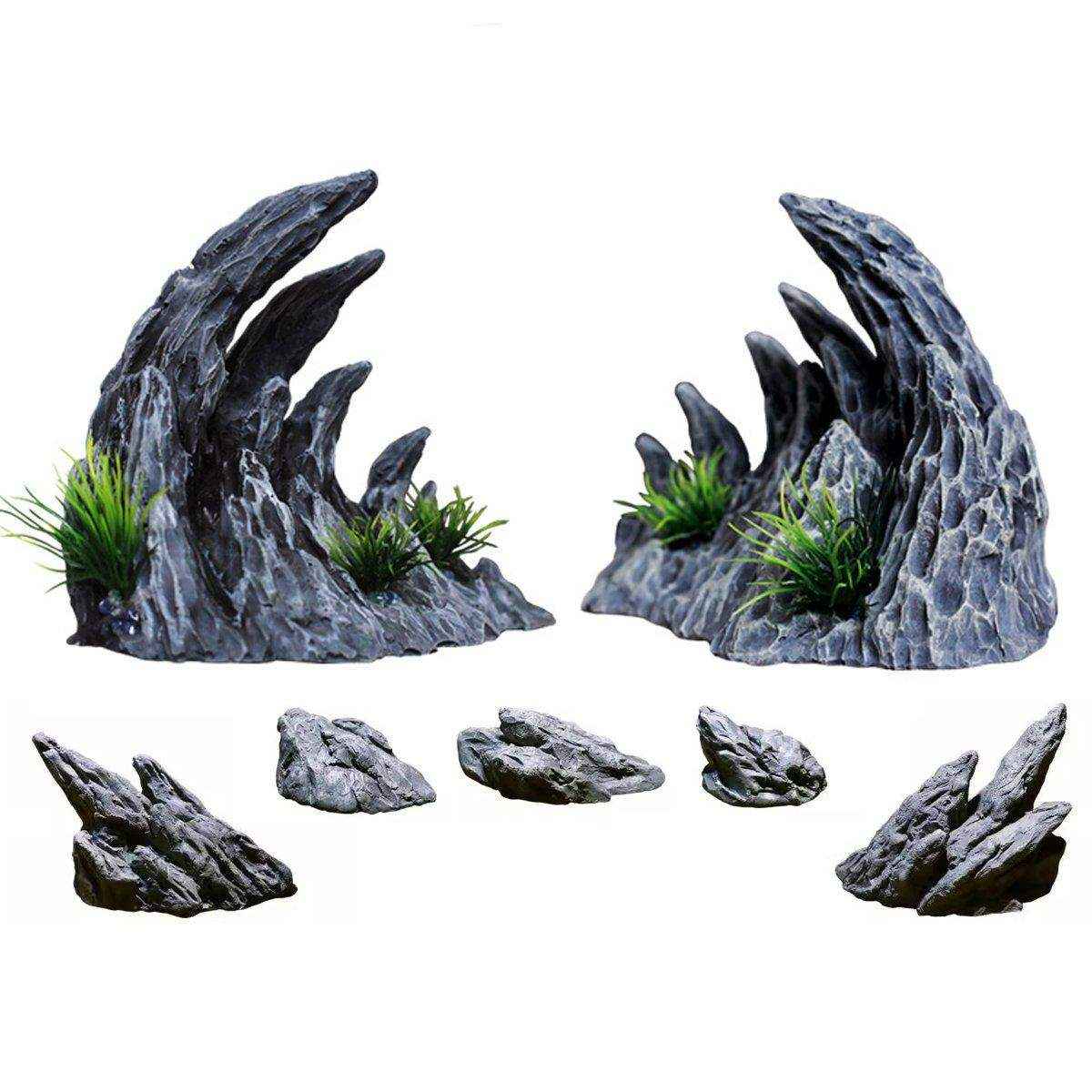 Dragon Stone Aquarium Rocks for Aquascape Resin Decorative Ornament - Image 14