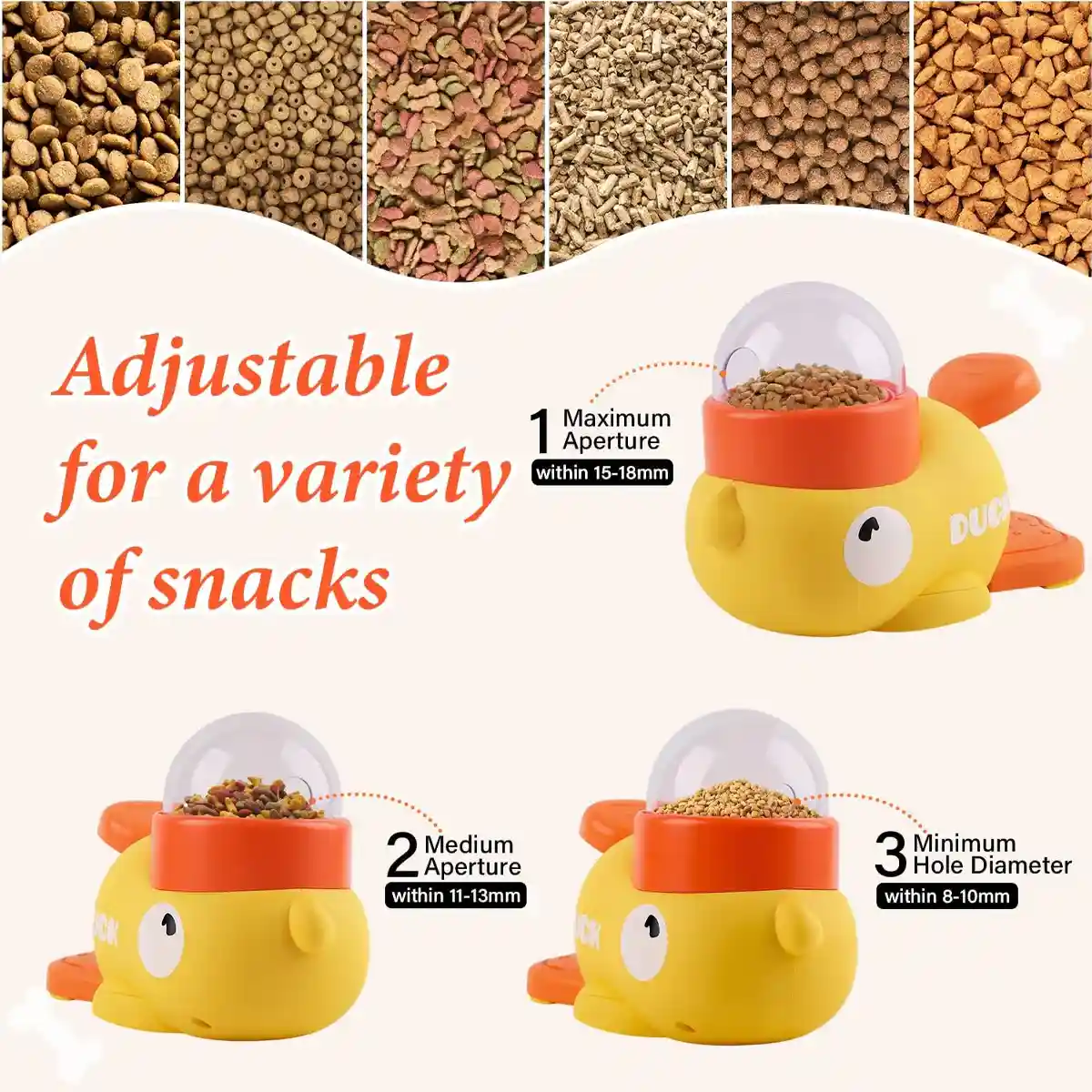 Duck Slow Feeder Toy for Dogs Interactive Puzzle Treat Dispenser - Image 7