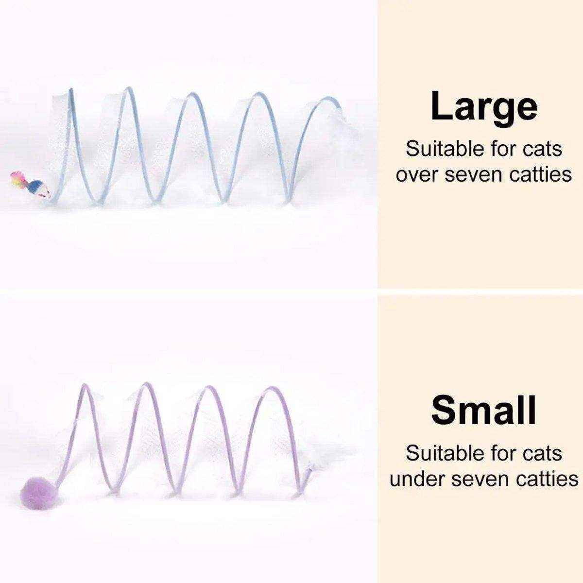 Durable Cat Toy Bundle with Collapsible Tunnel - Image 10