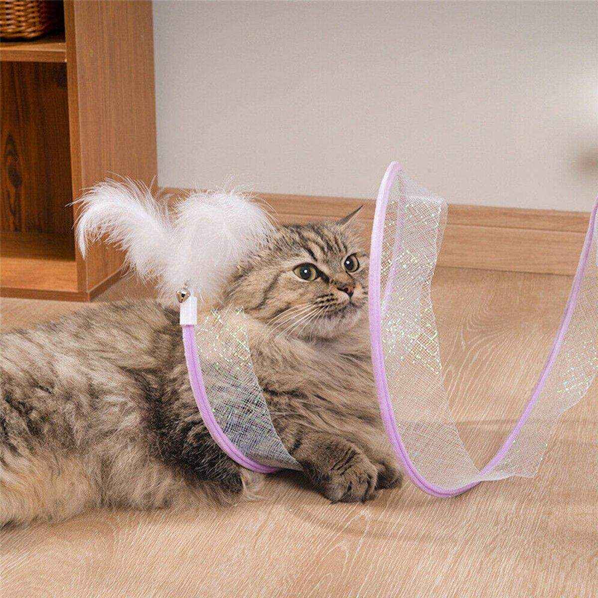 Durable Cat Toy Bundle with Collapsible Tunnel - Image 6