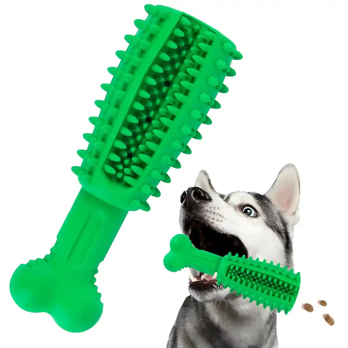 Durable Dog Chew Toy Dental Teething Treat Dispenser For Anxiety Relief - Image 3