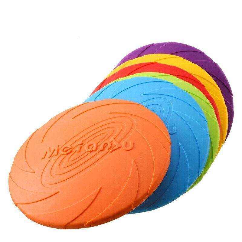 Dog Frisbee Rubber Outdoor Training Toy 6 Colours - Image 12