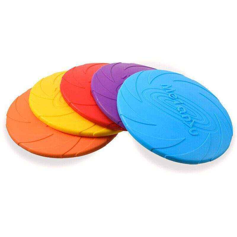 Dog Frisbee Rubber Outdoor Training Toy 6 Colours - Image 8
