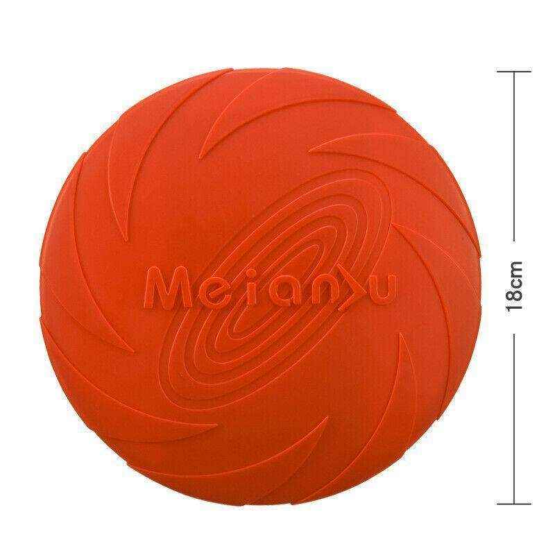 Dog Frisbee Rubber Outdoor Training Toy 6 Colours - Image 9