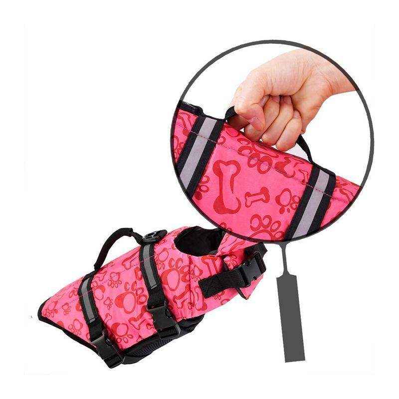 Dog Life Jacket Pet Safety Vest Swimming Boating Float Aid Buoyancy Lifesaver - Image 5