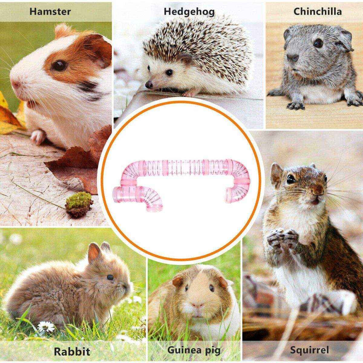 8X Hamster Tubes Cage Tunnel For Squirrel Guinea Pig Hedgehog - Image 11