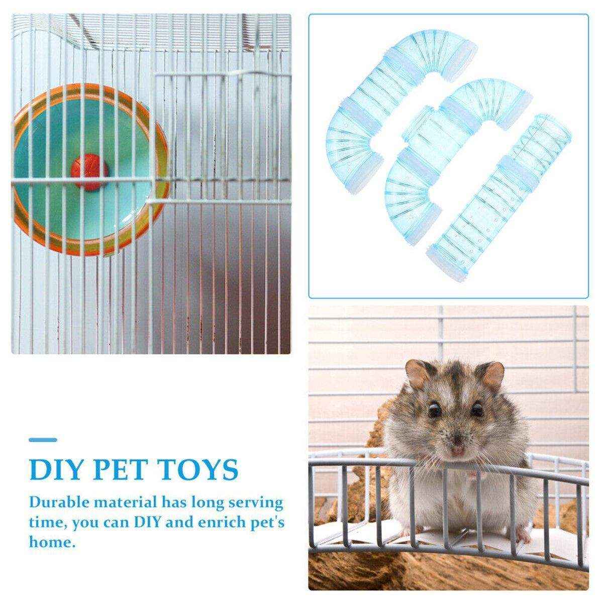 8X Hamster Tubes Cage Tunnel For Squirrel Guinea Pig Hedgehog - Image 8