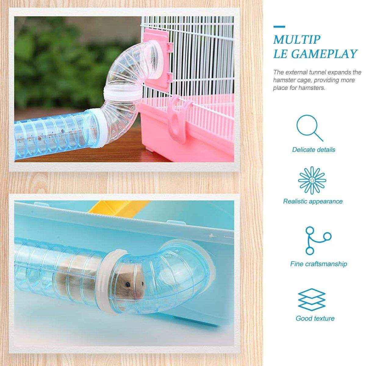 8X Hamster Tubes Cage Tunnel For Squirrel Guinea Pig Hedgehog - Image 9
