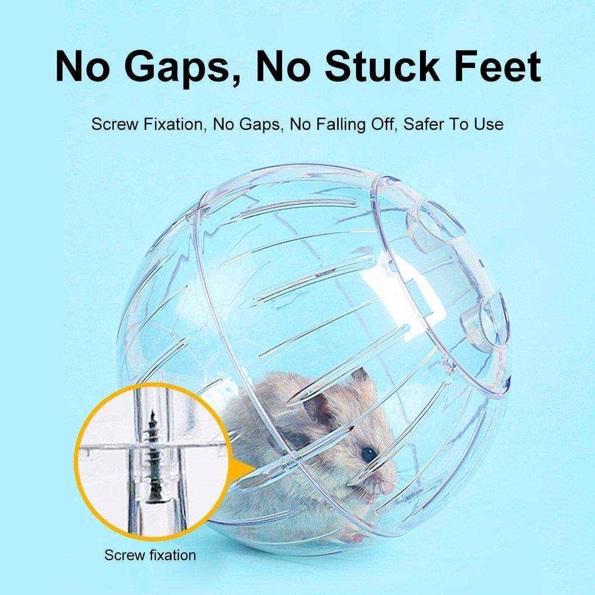 Hamster Running Ball Wheel Exercise Roller Toy Supplies Outside Cage Activity - Image 6