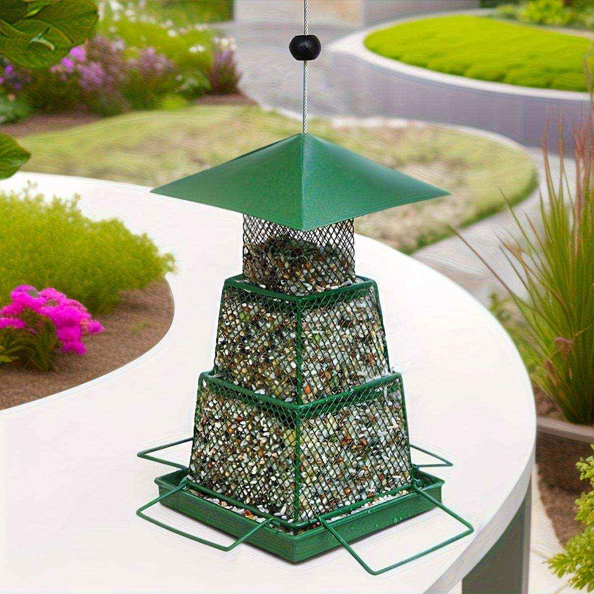 Durable Hanging Bird Feeder with Locking Lid & 360° Perch - Image 6