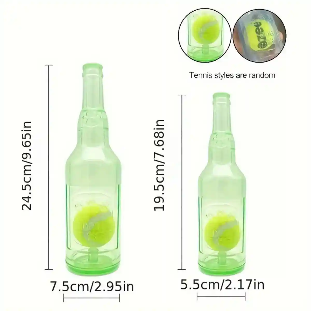 Durable Pet Teething Resistant Tennis Ball Wine Bottle Chew Toy for Dogs Play - Image 6