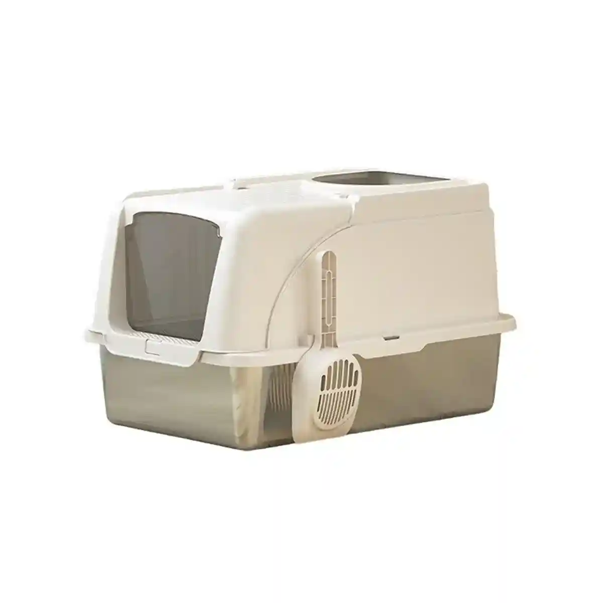 Durable Stainless Steel Litter Box with Flip Cover - Image 14