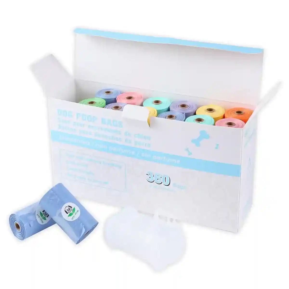 Eco Pet Poop Bags 24 Rolls Leakproof Waste Disposal Set - Image 11