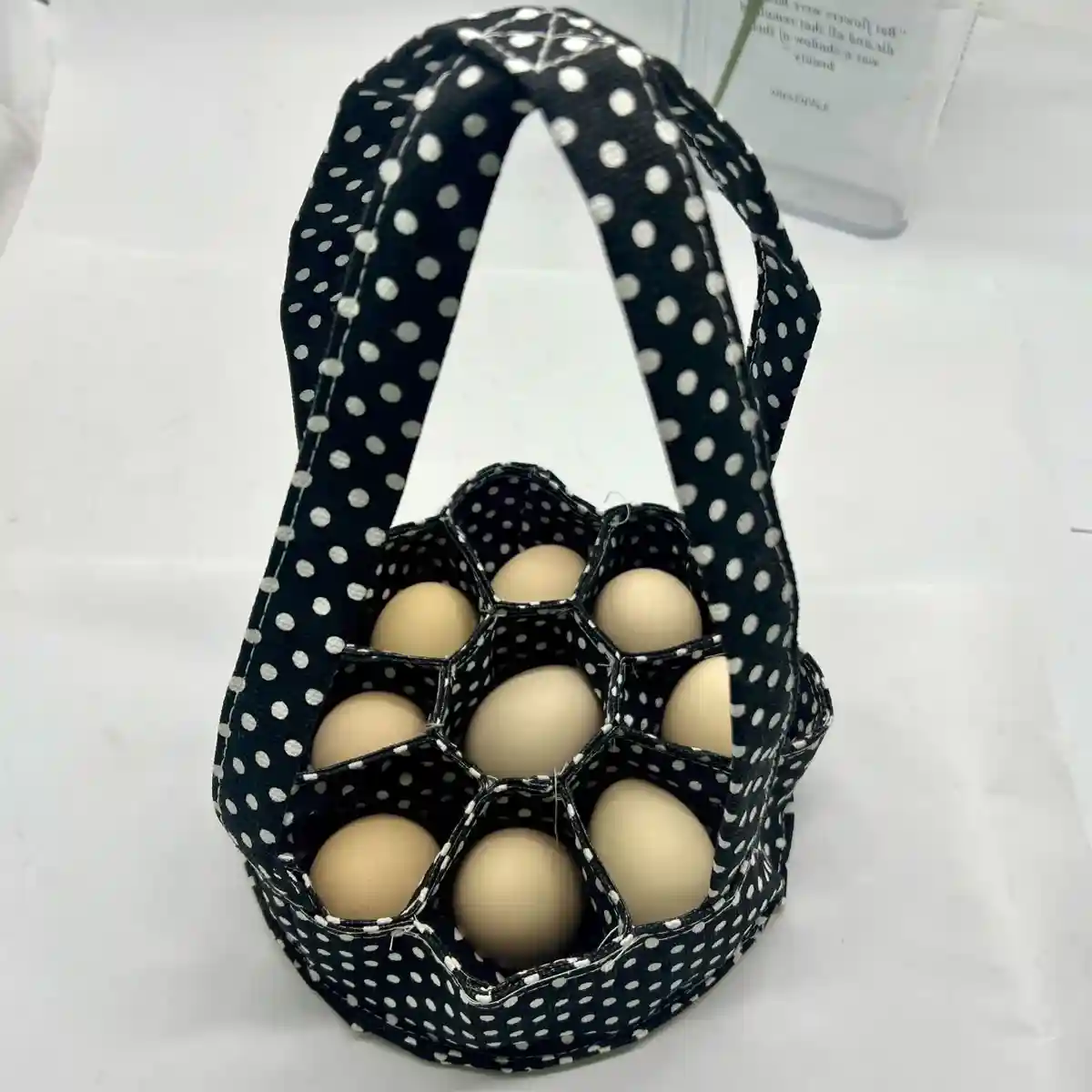 Egg Collecting Basket Durable Fabric Egg Gathering Carrier - Image 9