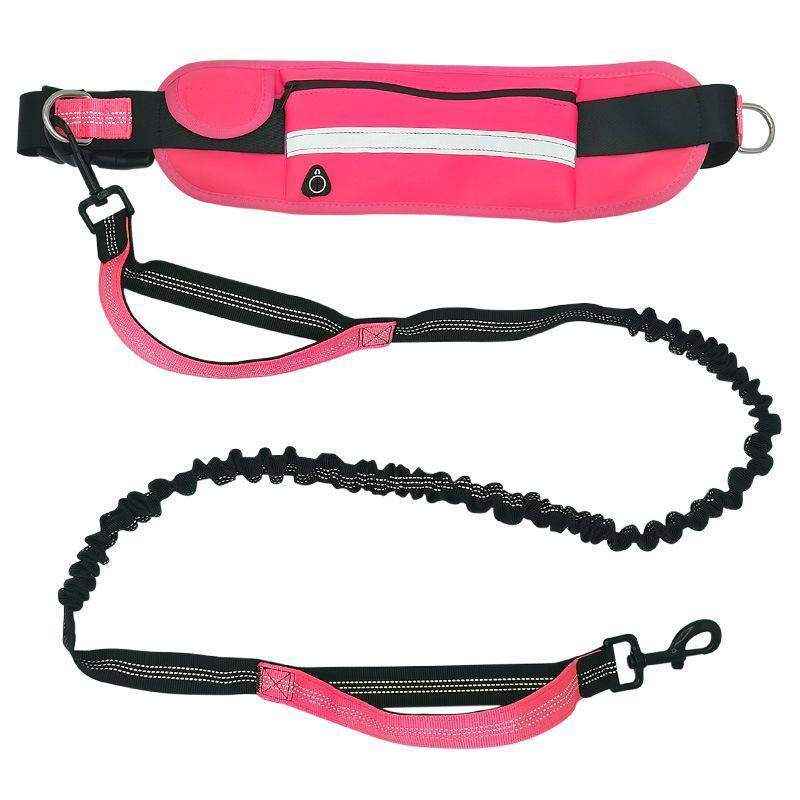 Dog Leash Lead With Waist Bag 4 Colours - Image 13