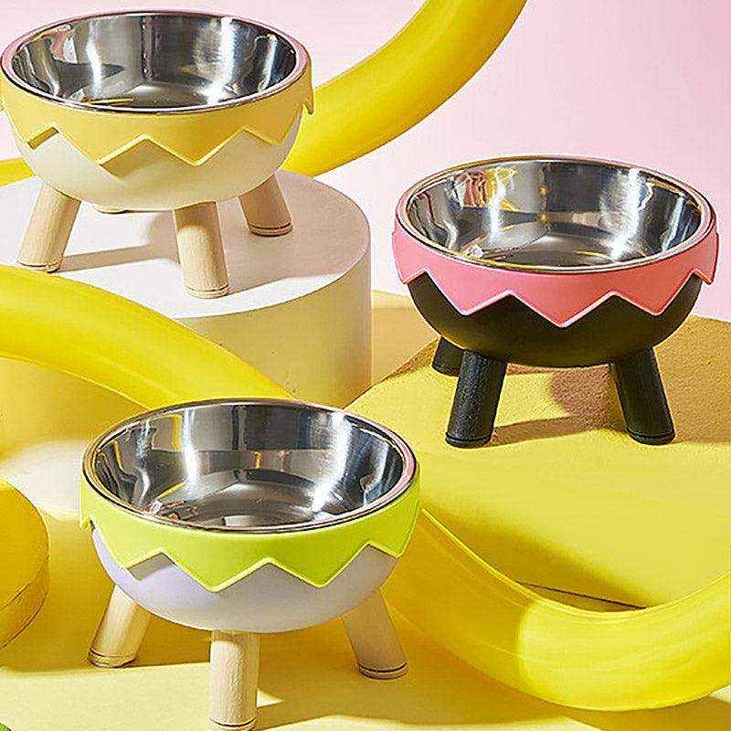 Modern Raised Feeder with Elevated Cat Bowls - Image 8