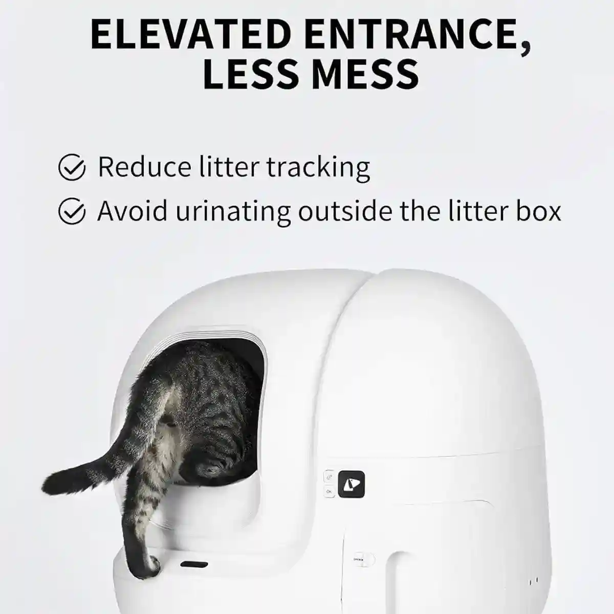 Elevated Cat Litter Box Fence Anti-Tracking Entrance Guard - Image 6