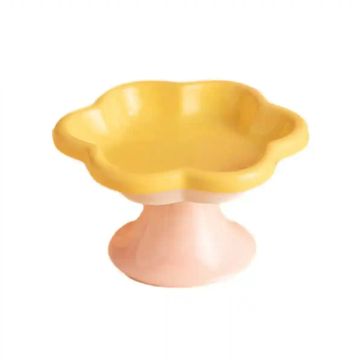 Elevated Ceramic Cat Bowl  Anti-Knock Flower-Shaped Dish for Cats & Small Pets - Image 15
