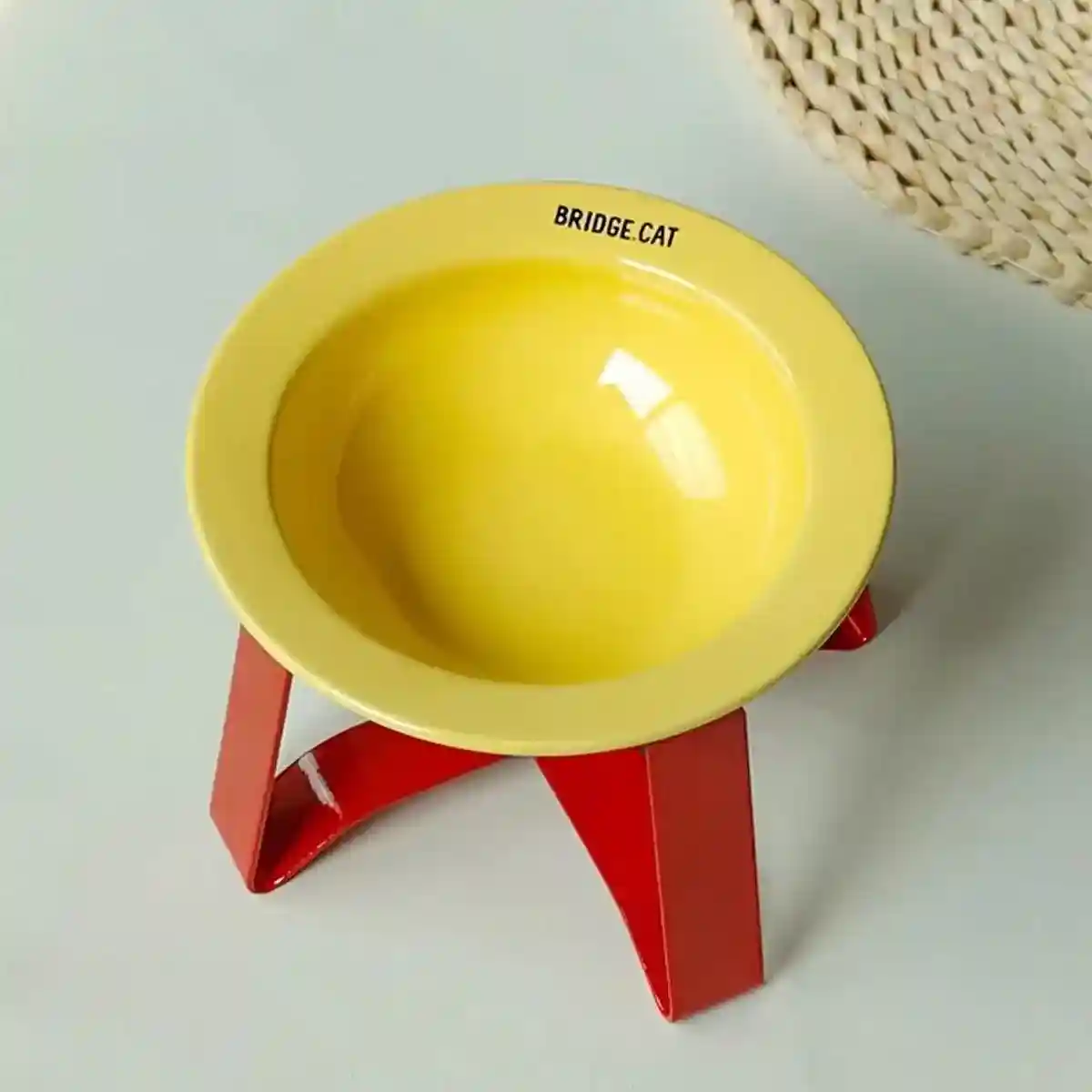 Elevated Ceramic Cat Bowl Anti-Slip Stand & Ergonomic Design for Cats - Image 9