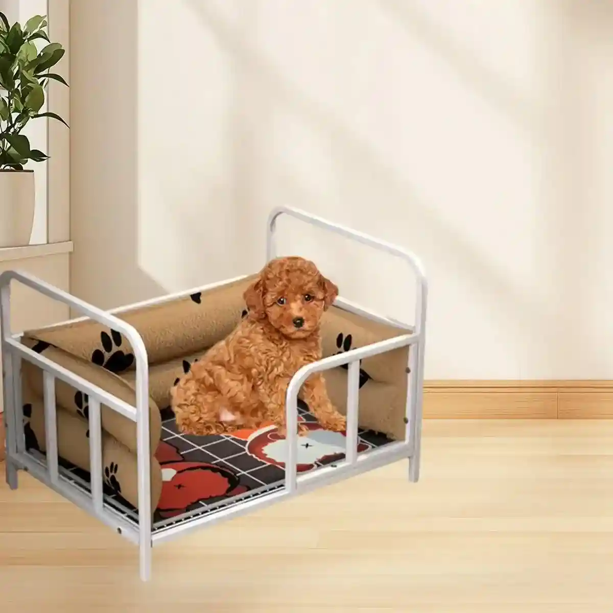 Elevated Dog Bed for All Seasons Moisture-Proof & Breathable Design - Image 9