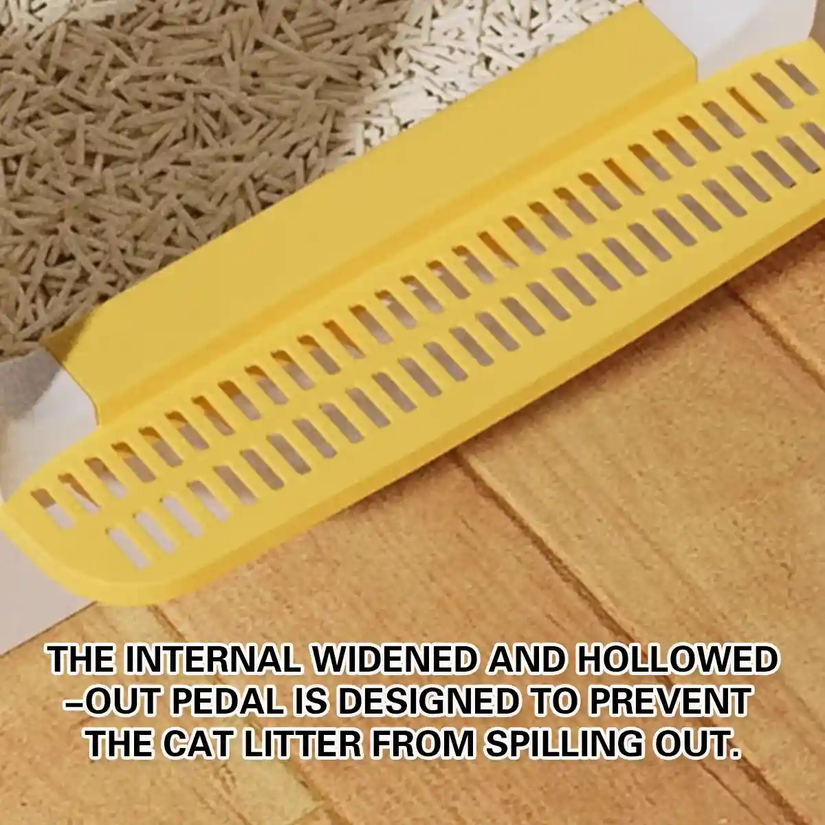 Spacious Enclosed Cat Litter Box With Dual Entry & Scoop - Image 8