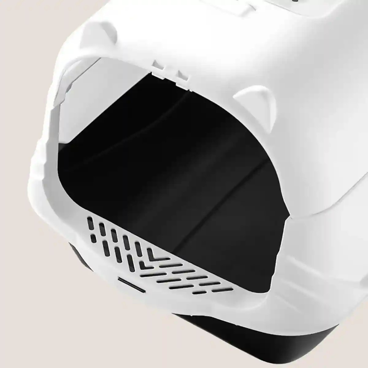 Oversized Enclosed Cat Litter Box with Flip Lid and Swing Doors - Image 5