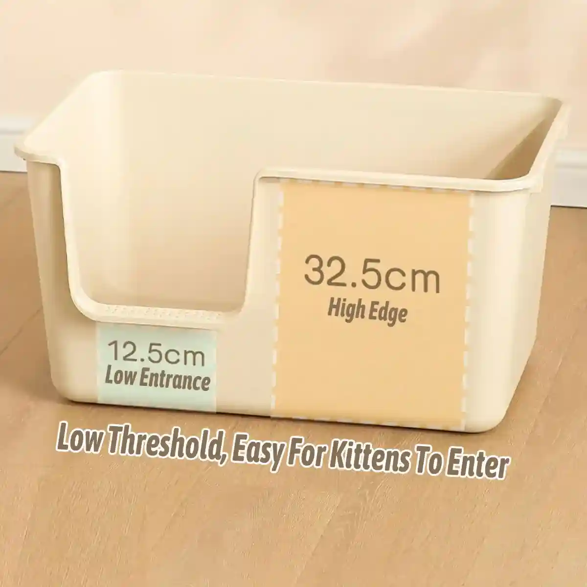 Enclosed Cat Litter Box with Top Entry and Scoop Holder - Image 5