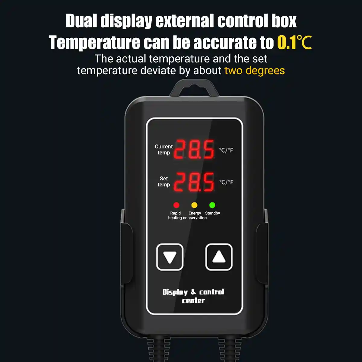 Energy-Efficient 500W Aquarium Heater Fish Tank Heater with Adjustable Thermostat - Image 4