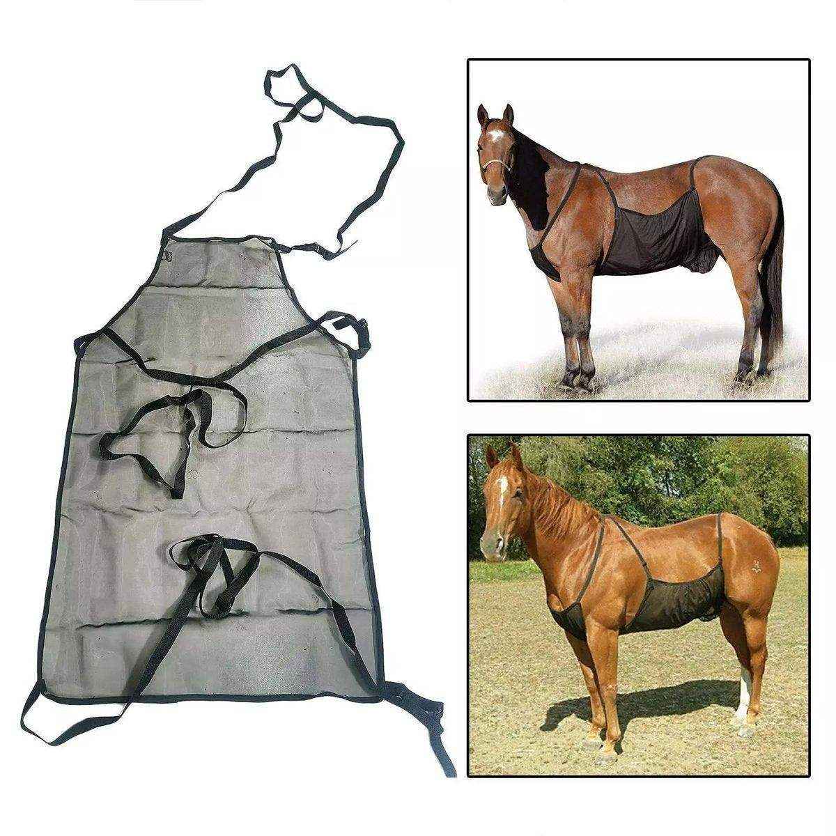 Breathable Equine Fly Rugs Horse Belly Protector for UV & Fly Shield - Image 4
