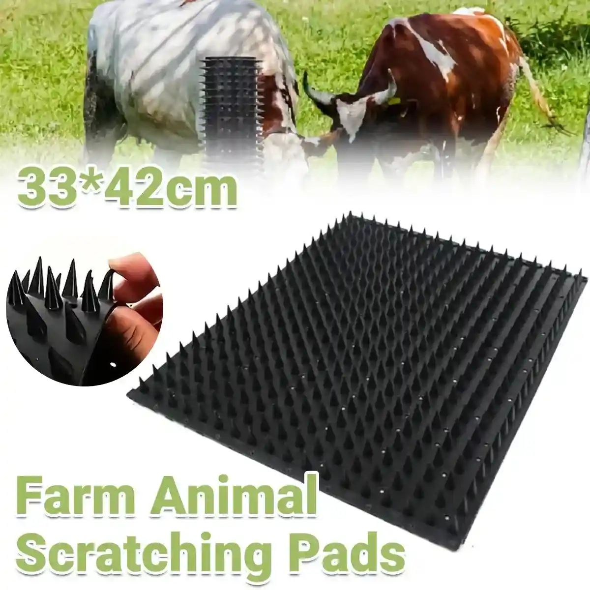 Durable Equine Scratching Pad for Horses and Cattle Grooming