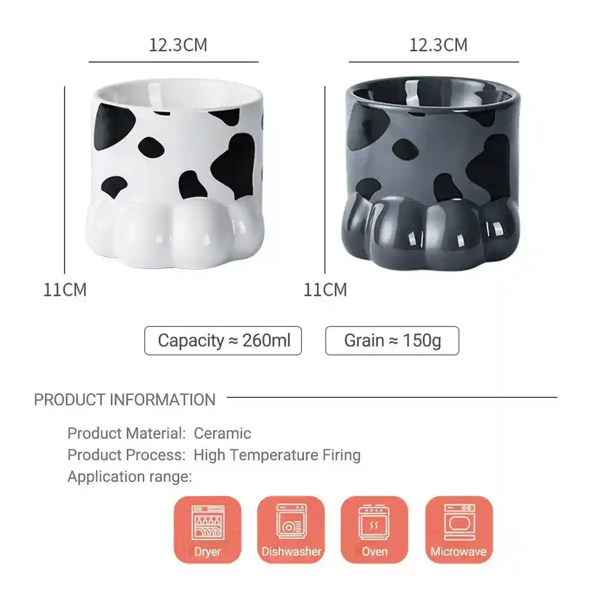 Ergonomic Ceramic Cat Food Bowl - Image 10