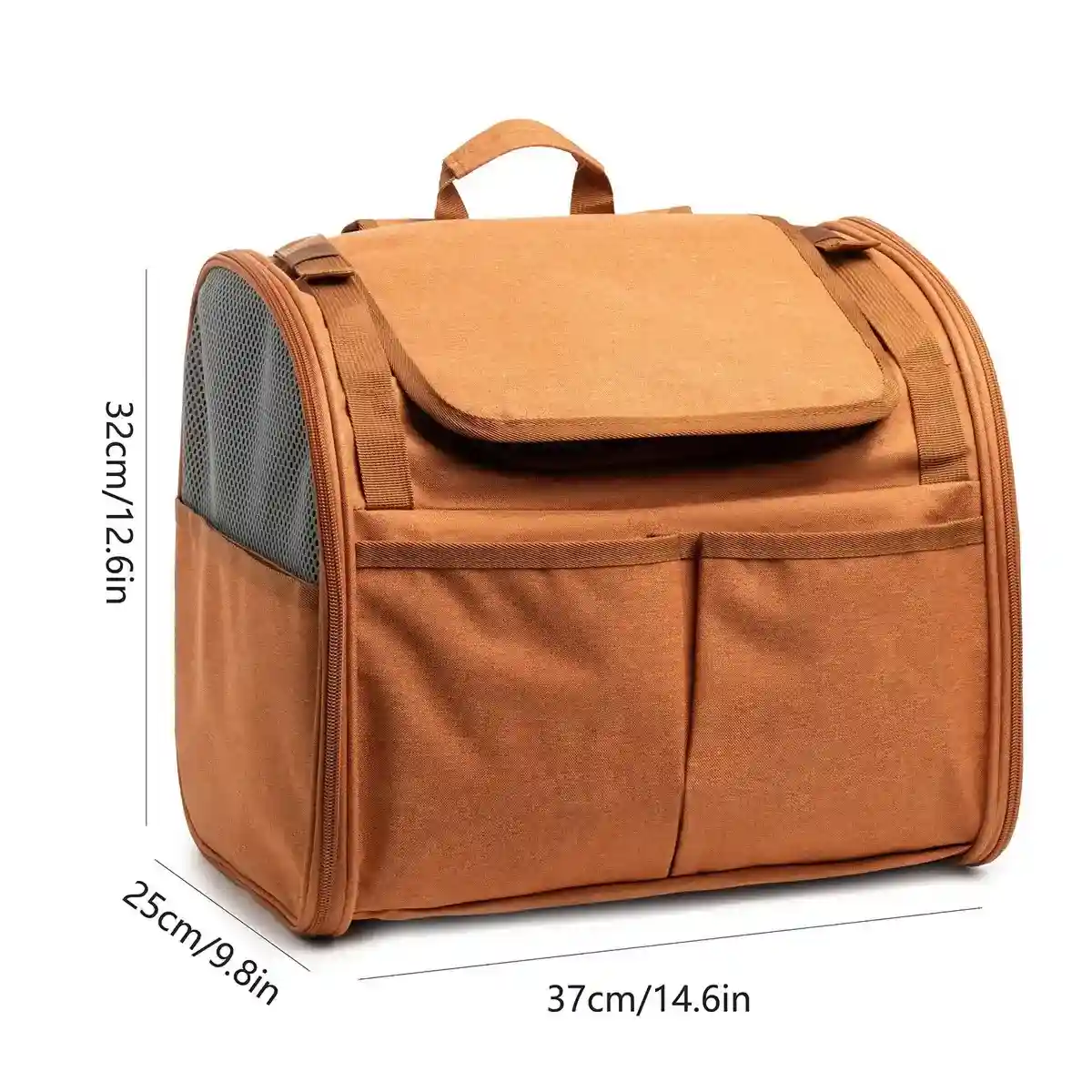 Expandable Pet Travel Backpack Carrier Breathable Cat Bag - Image 6