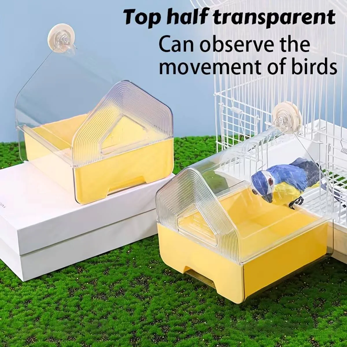 External Bird Bath Box Cage Mount - Image 6