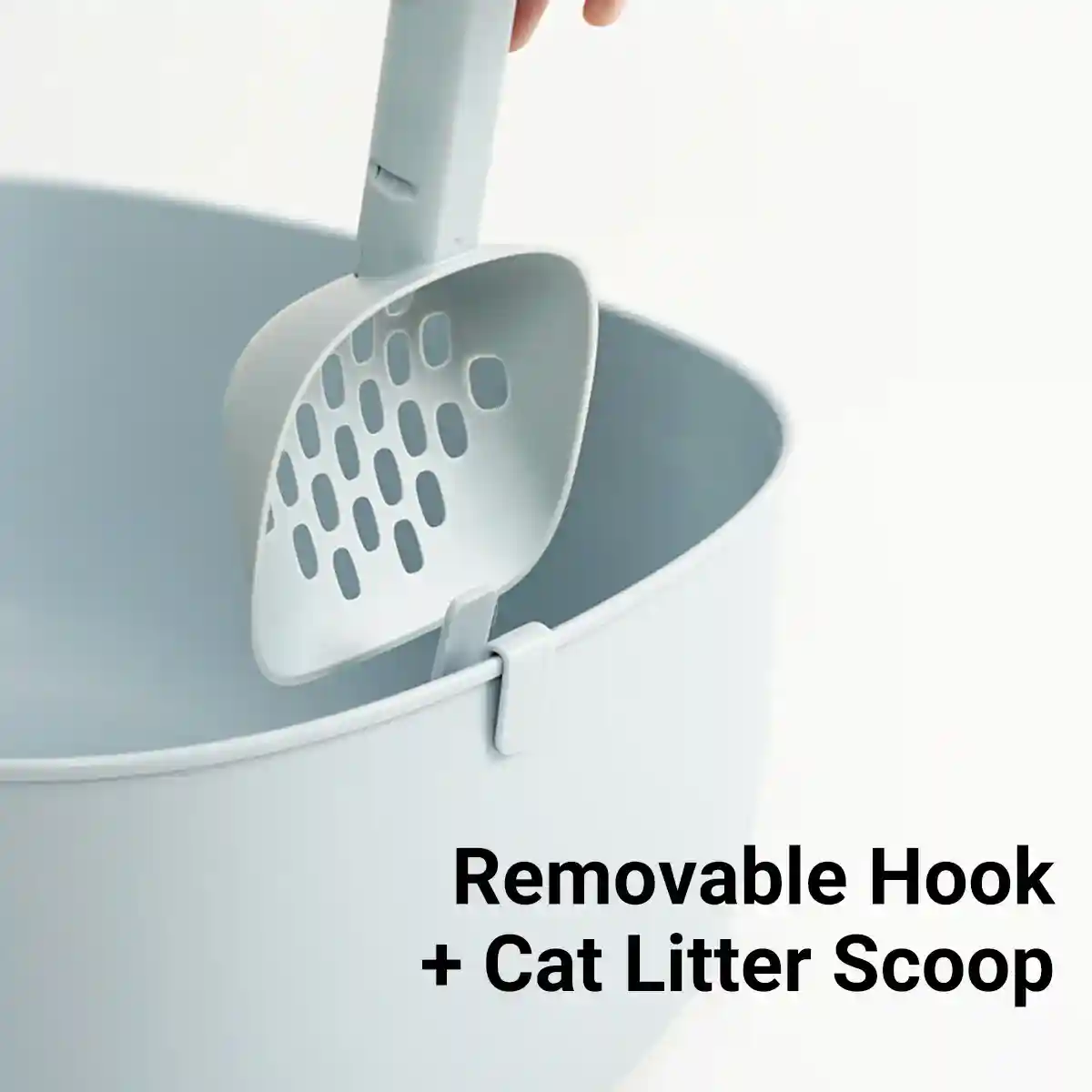 MAKESURE Extra Large Open Cat Litter Box with Scoop and Litter Mat - Image 5