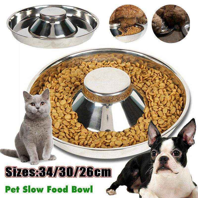 Feeder Bowl Stainless Steel Dog Bowls 26/30/34cm - Image 2