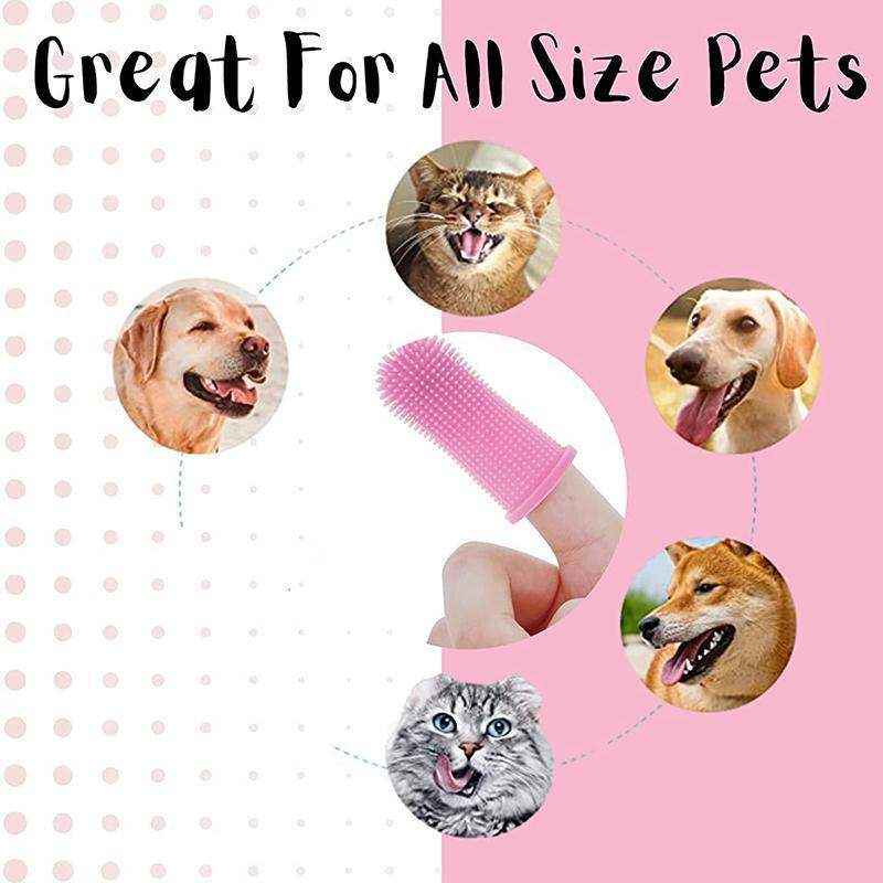 Easy-to-Use Finger Toothbrush for Dogs – Gentle Silicone Pet Dental Care - Image 3