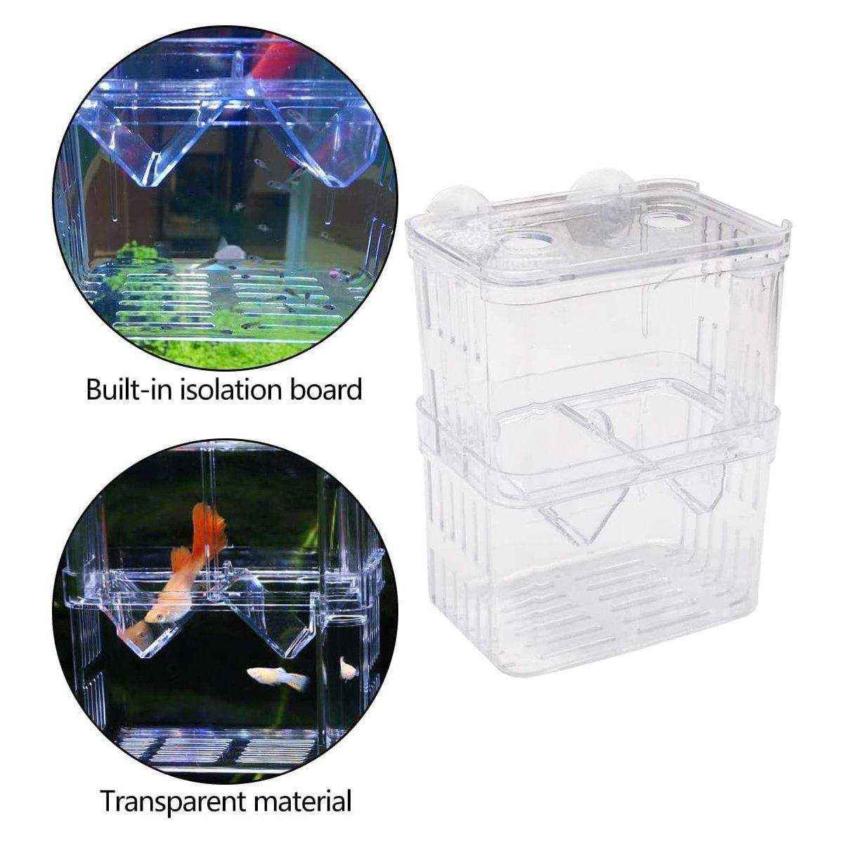 Transparent Guppy Breeding Box for Aquarium Fish Breeding and Isolation - Image 12